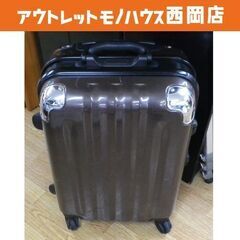 スーツケース 4輪 ブラウン 幅45×奥行25×58㎝ TSAロ...