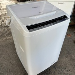 日立 全自動洗濯機 ビートウォッシュ 8kg ホワイト BW-V...