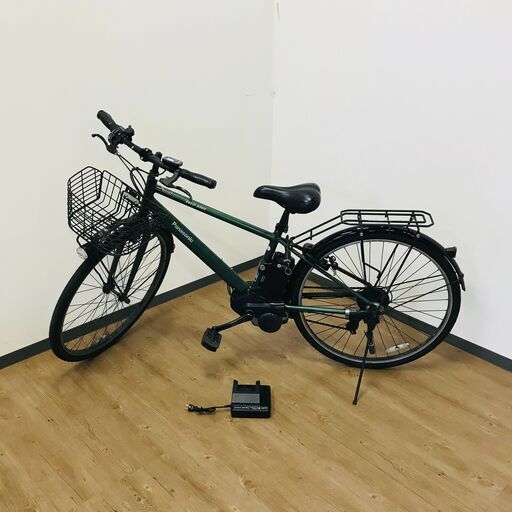 中古品 電動アシスト自転車 panasonic VELO-STAR ELVS77 パナソニック エコナビ付き バッテリー12.0AH【長押し5点灯】7速 28インチ
