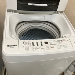 【受け渡し予定者決定済】ハイセンス　縦型洗濯機