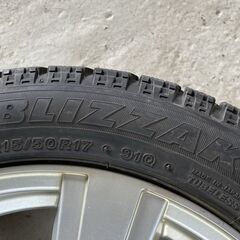 【TH-027】wedsホイール+ブリジストンタイヤセット☆215/50R17☆17x7J 5穴/50/PCD114.3