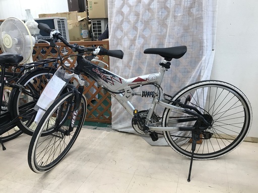 26インチ自転車　Jeep  シルバー