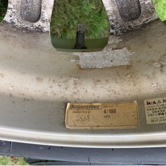 中古スタッドレスタイヤ★BRIDGESTONE BLIZZAK VRX3◆155/65R14◆アルミホイー ルセット2
