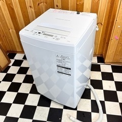 洗濯機 TOSHIBA AWｰ45M7(W) 2020年製