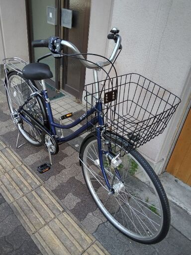 SOCIO[ソシオ]27吋 ファミリーサイクル 外装6段/LEDオート/ネイビーx  