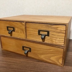 【ネット決済】木製　引き出しボックス