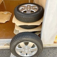 アルミタイヤ１台分新品(新品ナット付き)