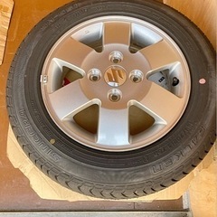 アルミタイヤ１台分新品(新品ナット付き)