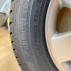 アルミタイヤ１台分新品(新品ナット付き)