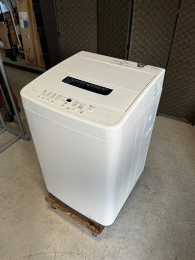 ☆美品!!☆ 2022年 アイリスオーヤマ 5.0kg洗い 全自動電気洗濯機 IAW-T504