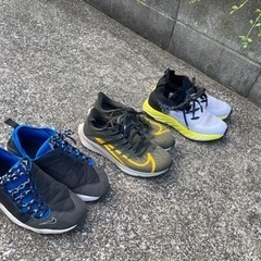 キズありジョギング用25センチ　NIKE 2足　ワークマン　1足