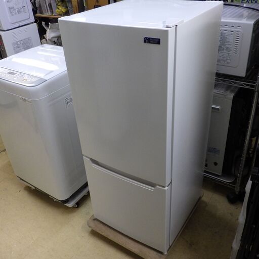2019年製 YAMADASELECT 2ドア冷蔵庫 117L 右開き 配達設置対応/1カ月保証 ホワイト(ヤマダセレクト） YRZC12G2