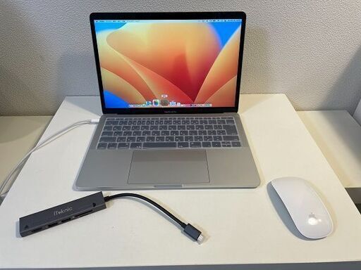 MacBookPro13.3インチ　アップル修理本体交換商品、交換後使用少　外装液晶ｷｰﾎﾞｰﾄﾞ新品同様極上品