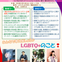 ＬＧＢＴＱ＋　映画と講演祭