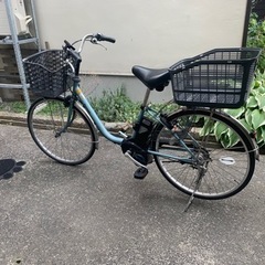 電動アシスト自転車　バッテリー２個付き