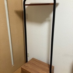【ネット決済】ハンガーラック　木製、スチール
