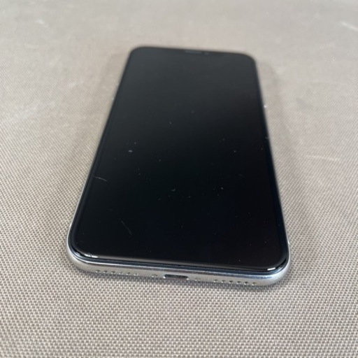 iPhoneX 64GB シルバー ドコモ 〇判定 simロック解除