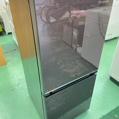 ☆Hisense☆ 2D冷凍冷蔵庫 2021年 HR-G13B-BR ハイセンス ガラストップ