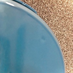 staub.ココット鍋.サックスブルー.22cm.新品.アウトレット.底に凹み