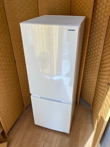【引取】2022年製 美品 シャープノンフロン冷凍冷蔵庫 179L SJ-D18H-W