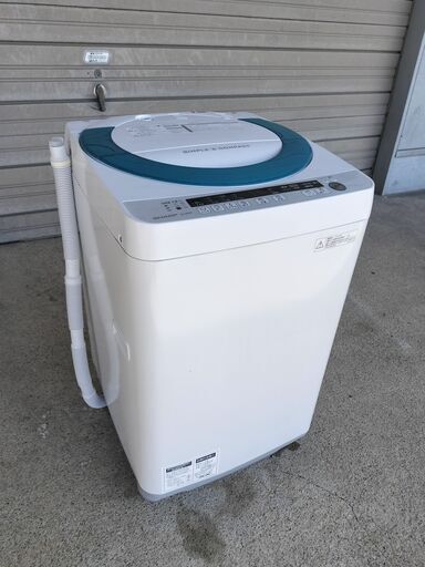 全自動洗濯機 7.0kg　SHARP シャープ　ES-GE70P-G  2015年製