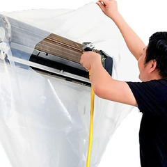 【1台¥8,000】壁掛けお掃除機能なしエアコンクリーニング格安！