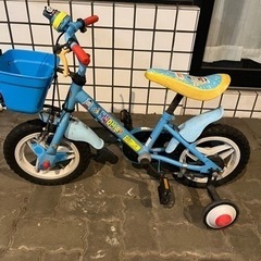 子供用自転車 きかんしゃトーマス 12インチ  補助輪付き