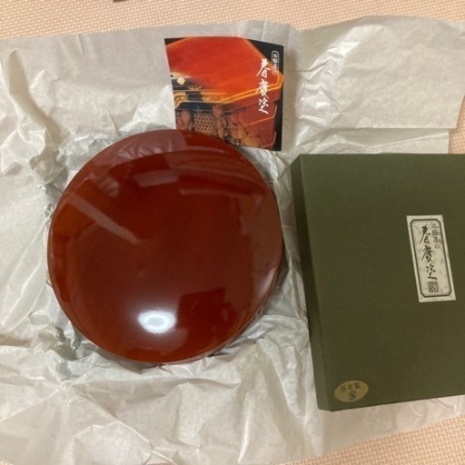 飛騨高山　春慶塗り　菓子鉢