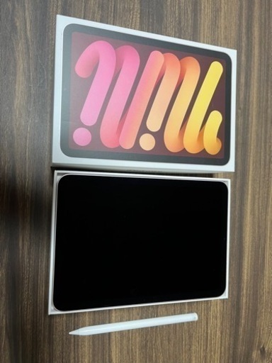 iPad mini 64GB 本体 『箱、ホルダー(取り外し可)、ペンシル付き』