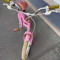 （半額値下げ）子供用自転車ピンク16インチ