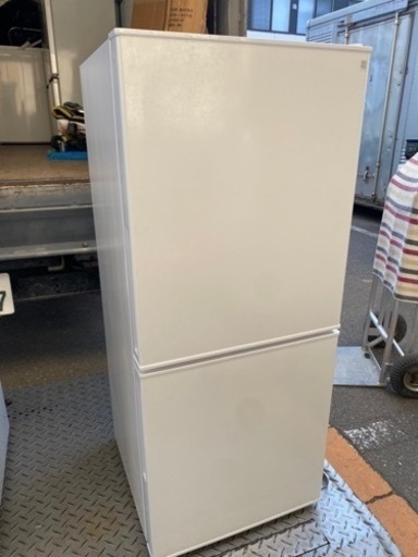 北九州市内配送無料　保証付き　2021年式　106L 直冷式2ドア冷蔵庫 Nグラシア WH