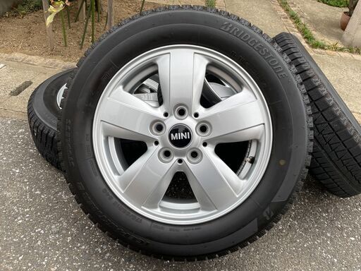 MINI純正ヘリスポークホイール スタッドレス付き4本SET  