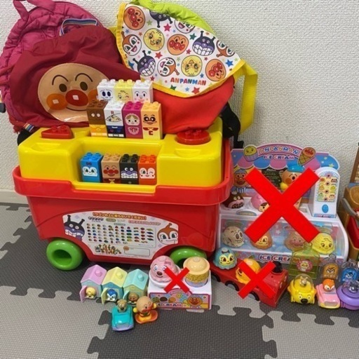 アンパンマンブロック　パン屋さん　自動販売機など