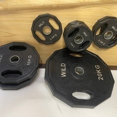 パワーラック【フラットベンチ、重さ合計115k、バー2本】