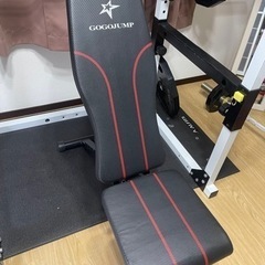 パワーラック【フラットベンチ、重さ合計115k、バー2本】