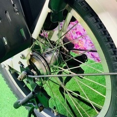 ❸5663子供乗せ電動アシスト自転車ブリヂストン20インチ良好バッテリー