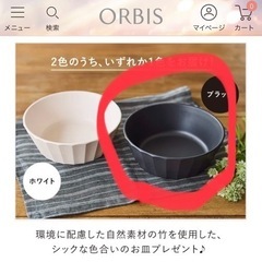 オルビスノベルティ竹でつくったお皿  バンブーボウルORBIS ...