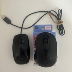 マウス　有線マウス　無線マウス　2個セット