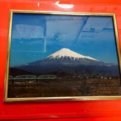 富士山のガラス盾「富士山の額」