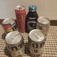 ビール4本　エナドリ2本