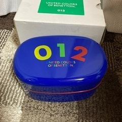 ベネトン　お弁当箱　ランチボックス　ブルー