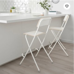 IKEA カウンター用チェア2脚