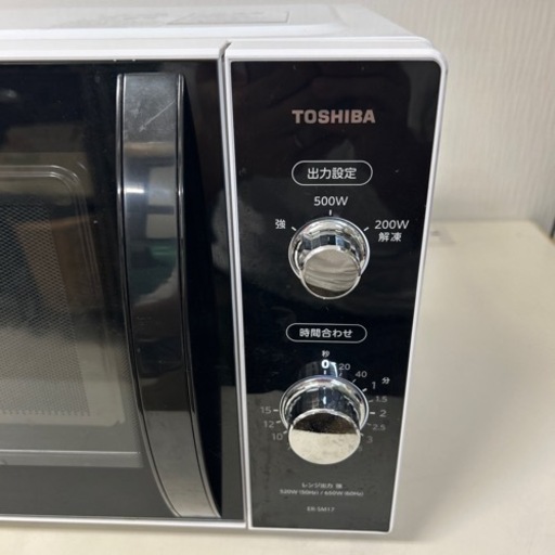 【引取】TOSHIBA 電子レンジ ER-SM17 2021年製