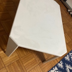 折り畳みローテーブル　ホワイト　