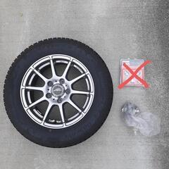 （中古）スタッドレスタイヤ　195/65r15 ホイール付き　1シーズンのみ使用