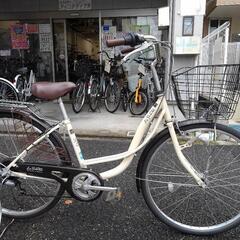 中古自転車2731 26インチ 6段ギヤ ダイナモライト