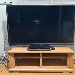 60インチプラズマテレビとブルーレイレコーダー 3D