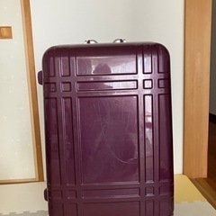 スーツケース　キャリーケース　紫　