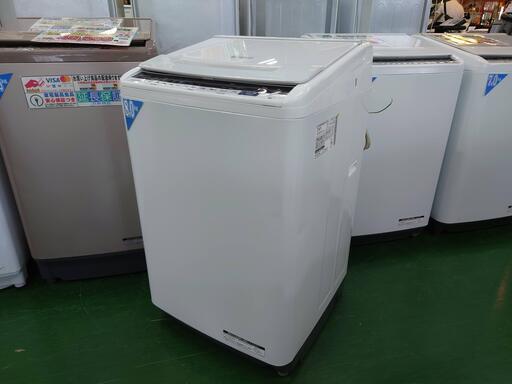 【愛品倶楽部柏店】日立 2020年製 8.0kg 洗濯機 BW-V80E（W）