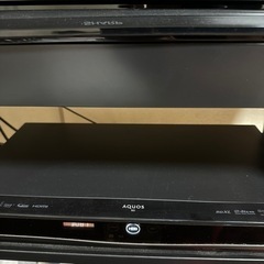 SHARP AQUOS 52型 & Blu-rayレコーダー セット